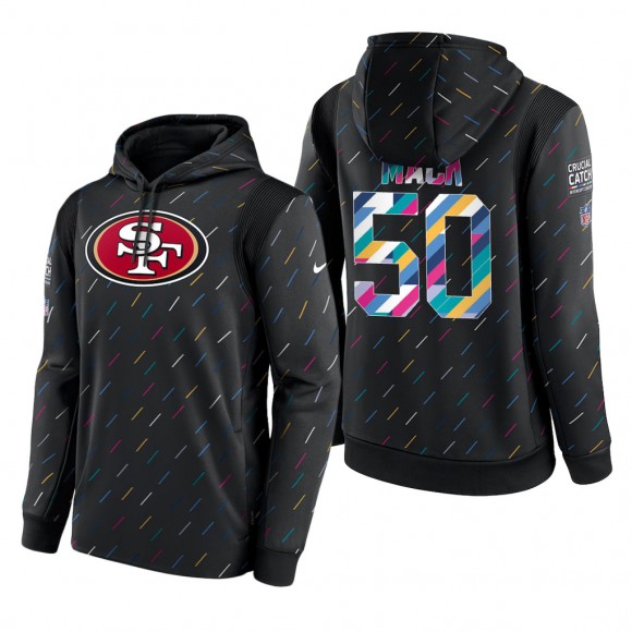 Alex Mack 49ers 2021 NFL Crucial Catch Therma Pullover Hoodie