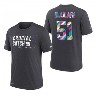 Azeez Ojulari Giants 2021 NFL Crucial Catch Performance T-Shirt