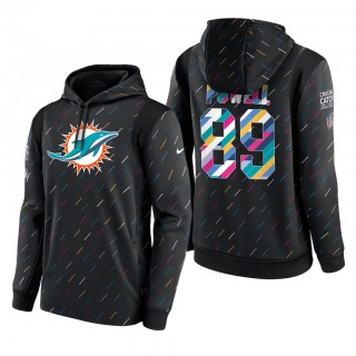 Brandon Powell Dolphins 2021 NFL Crucial Catch Therma Pullover Hoodie