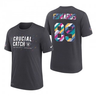 Bryan Edwards Raiders 2021 NFL Crucial Catch Performance T-Shirt