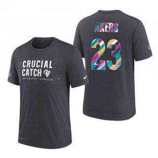 Cam Akers Rams 2021 NFL Crucial Catch Performance T-Shirt