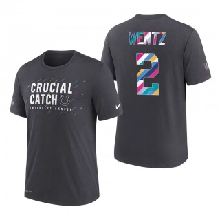 Carson Wentz Colts 2021 NFL Crucial Catch Performance T-Shirt