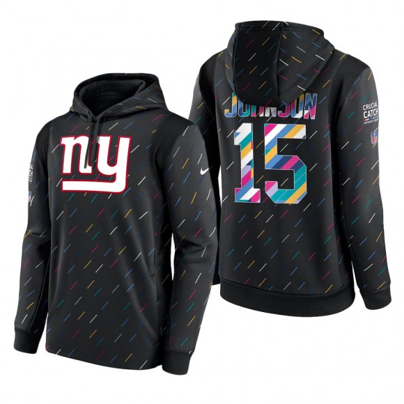 Collin Johnson Giants 2021 NFL Crucial Catch Therma Pullover Hoodie