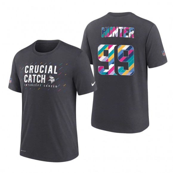 Danielle Hunter Vikings 2021 NFL Crucial Catch Performance T-Shirt