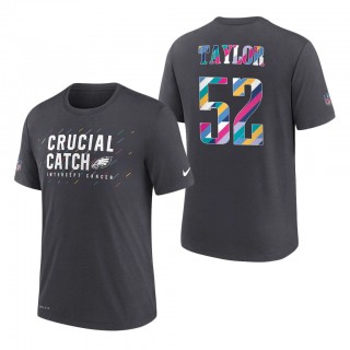 Davion Taylor Eagles 2021 NFL Crucial Catch Performance T-Shirt