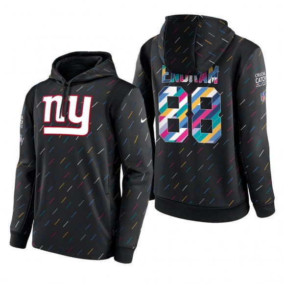 Evan Engram Giants 2021 NFL Crucial Catch Therma Pullover Hoodie