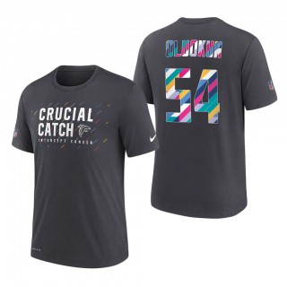 Foyesade Oluokun Falcons 2021 NFL Crucial Catch Performance T-Shirt