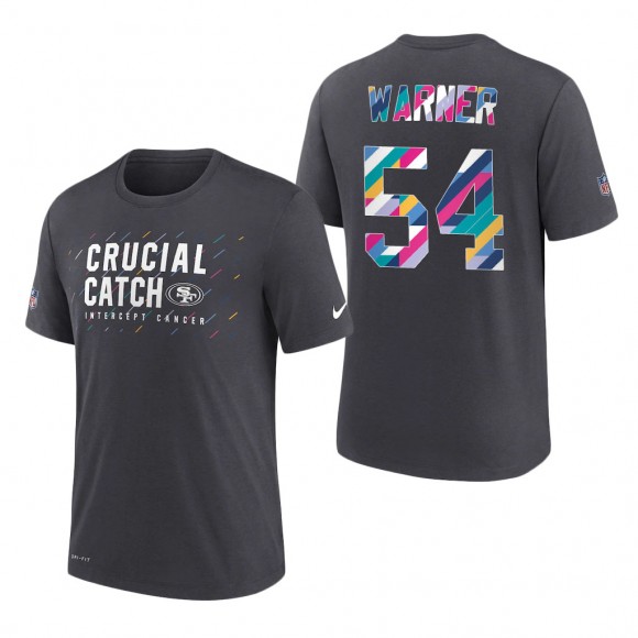 Fred Warner 49ers 2021 NFL Crucial Catch Performance T-Shirt