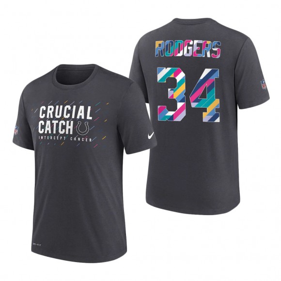 Isaiah Rodgers Colts 2021 NFL Crucial Catch Performance T-Shirt