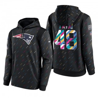 Jahlani Tavai Patriots 2021 NFL Crucial Catch Therma Pullover Hoodie