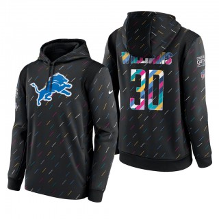 Jamaal Williams Lions 2021 NFL Crucial Catch Therma Pullover Hoodie