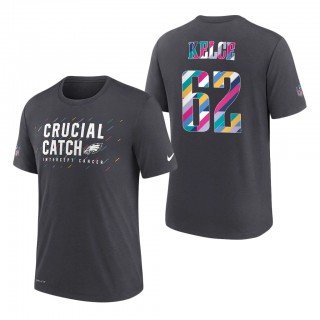 Jason Kelce Eagles 2021 NFL Crucial Catch Performance T-Shirt