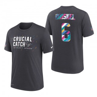 Jeff Driskel Texans 2021 NFL Crucial Catch Performance T-Shirt