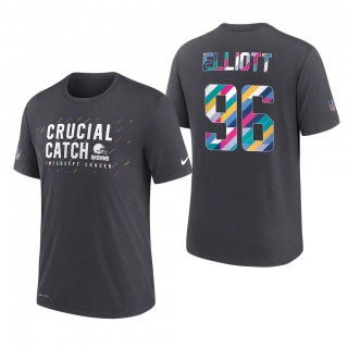 Jordan Elliott Browns 2021 NFL Crucial Catch Performance T-Shirt