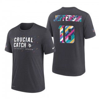 Justin Jefferson Vikings 2021 NFL Crucial Catch Performance T-Shirt