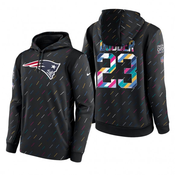Kyle Dugger Patriots 2021 NFL Crucial Catch Therma Pullover Hoodie