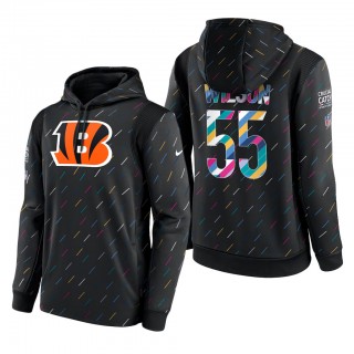 Logan Wilson Bengals 2021 NFL Crucial Catch Therma Pullover Hoodie