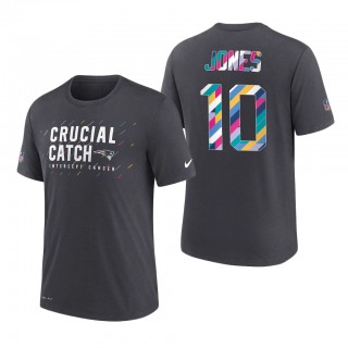 Mac Jones Patriots 2021 NFL Crucial Catch Performance T-Shirt