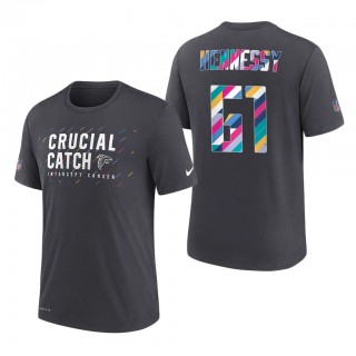 Matt Hennessy Falcons 2021 NFL Crucial Catch Performance T-Shirt