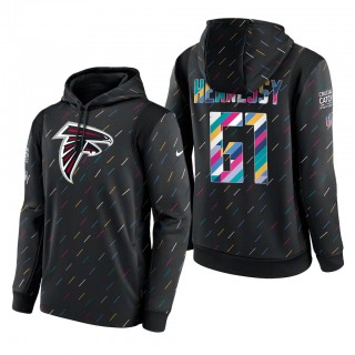 Matt Hennessy Falcons 2021 NFL Crucial Catch Therma Pullover Hoodie