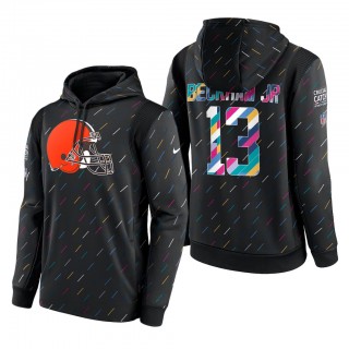 Odell Beckham Jr Browns 2021 NFL Crucial Catch Therma Pullover Hoodie
