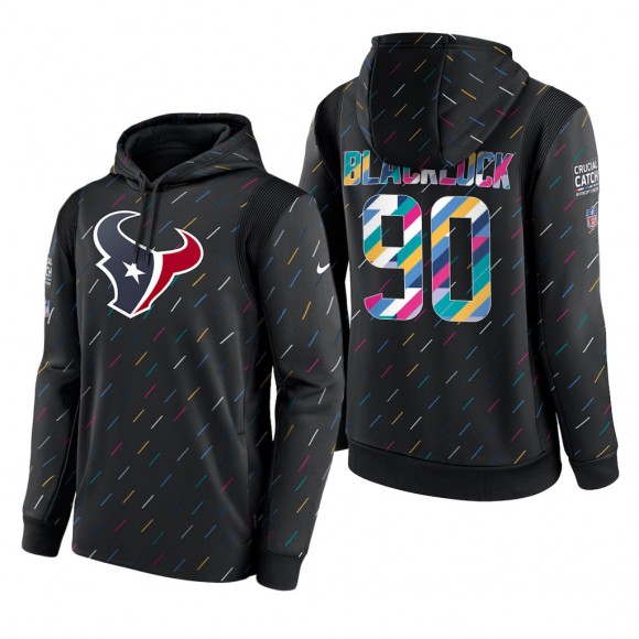 Ross Blacklock Texans 2021 NFL Crucial Catch Therma Pullover Hoodie