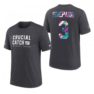 Sterling Shepard Giants 2021 NFL Crucial Catch Performance T-Shirt