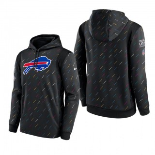 Bills Hoodie Therma Pullover Charcoal 2021 NFL Cancer Catch