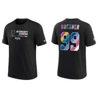 DeForest Buckner Indianapolis Colts Black 2022 NFL Crucial Catch Performance T-Shirt