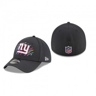 Giants Hat 39THIRTY Flex Charcoal 2021 NFL Cancer Catch