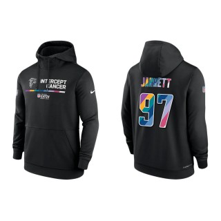 Grady Jarrett Atlanta Falcons Black 2022 NFL Crucial Catch Therma Performance Pullover Hoodie