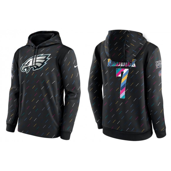 Men's Philadelphia Eagles Haason Reddick Charcoal NFL Crucial Catch Hoodie