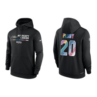 Rashaad Penny Seattle Seahawks Black 2022 NFL Crucial Catch Therma Performance Pullover Hoodie