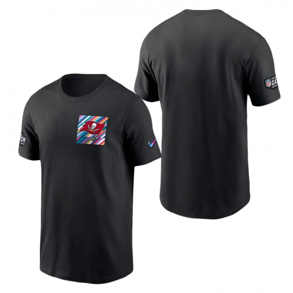 Tampa Bay Buccaneers Black 2023 NFL Crucial Catch Sideline Tri-Blend T-Shirt