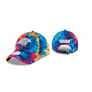 Women Panthers Hat 9TWENTY Adjustable Multi-Color 2020 NFL Cancer Catch